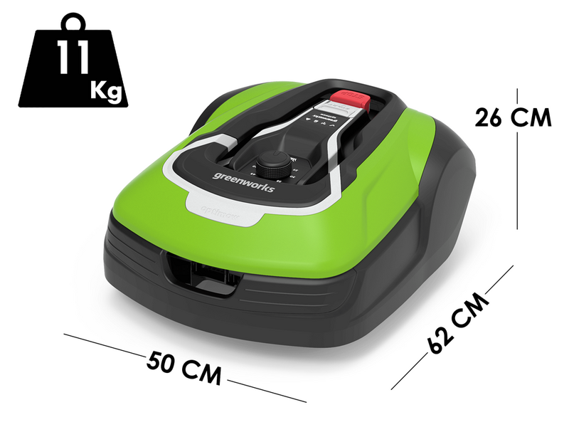 Greenworks OPTIMOW 10 GRL110 Mähroboter mit Begrenzungskabel - Produktbild 10