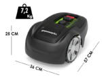 Greenworks OPTIMOW 7 Mähroboter mit Begrenzungskabel