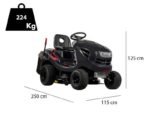 AL-KO T15-93.2 HD-A Easy Benzin-Rasentraktor mit Fangkorb