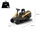 Stiga SWIFT 372e Mini-Rider mit Fangkorb