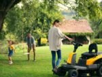 Stiga SWIFT 372e Mini-Rider mit Fangkorb