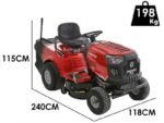 Troy-Bilt Horse 105T-R Benzin-Rasentraktor mit Fangkorb