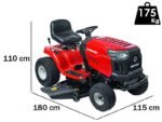 Troy-Bilt Bronco 107T-S Rasentraktor mit Seitenauswurf