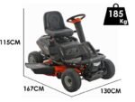 Yard Force E559 Mini-Rider mit Seitenauswurf