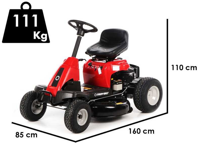 Troy-Bilt TB 60T-S SELECT Mini-Rider mit Seitenauswurf - Produktbild 3