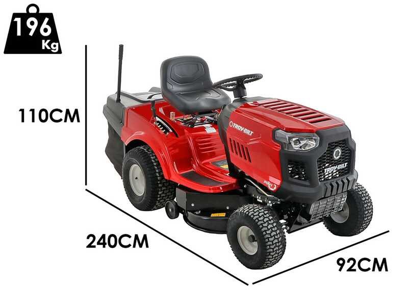 Troy-Bilt Pony 92T-R SELECT Benzin-Rasentraktor mit Fangkorb - Produktbild 3