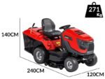 Snapper RTX102 Benzin-Rasentraktor mit Fangkorb