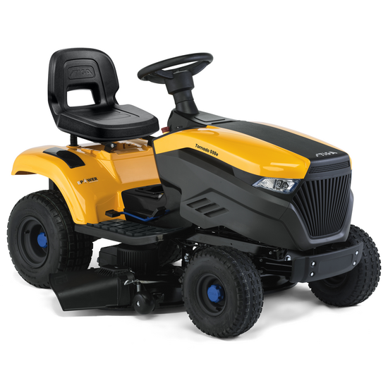 Stiga Tornado 598e Akku-Rasentraktor mit Seitenauswurf - Produktbild 2