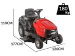 GeoTech RTM 170-960 S Rasentraktor mit Seitenauswurf