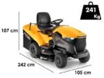 Stiga Estate 7102 W Special Benzin-Rasentraktor mit Fangkorb