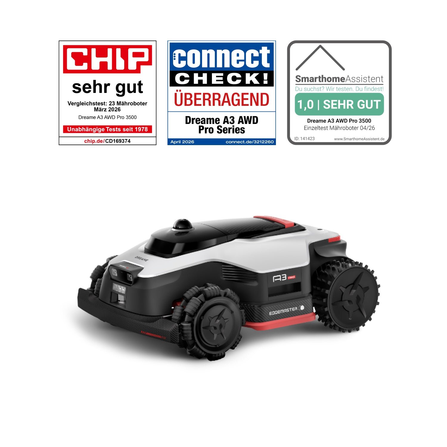 Dreame A3 AWD 1000 Mähroboter ohne Installation - Produktbild 3