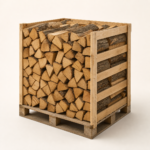 Kaminholz Eiche Kammergetrocknet – 33 cm, 1 RM auf Palette