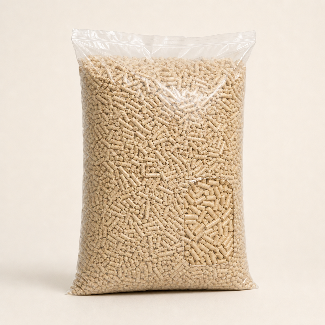 HOLZ-005-holzpellets-nadelholz Holzpellets Nadelholz – 15 kg Sack, 6 mm, DINplus zertifiziert – Bild 1