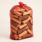 Kaminholz Buche Klein Gespalten – 25 cm, 10 kg Netz