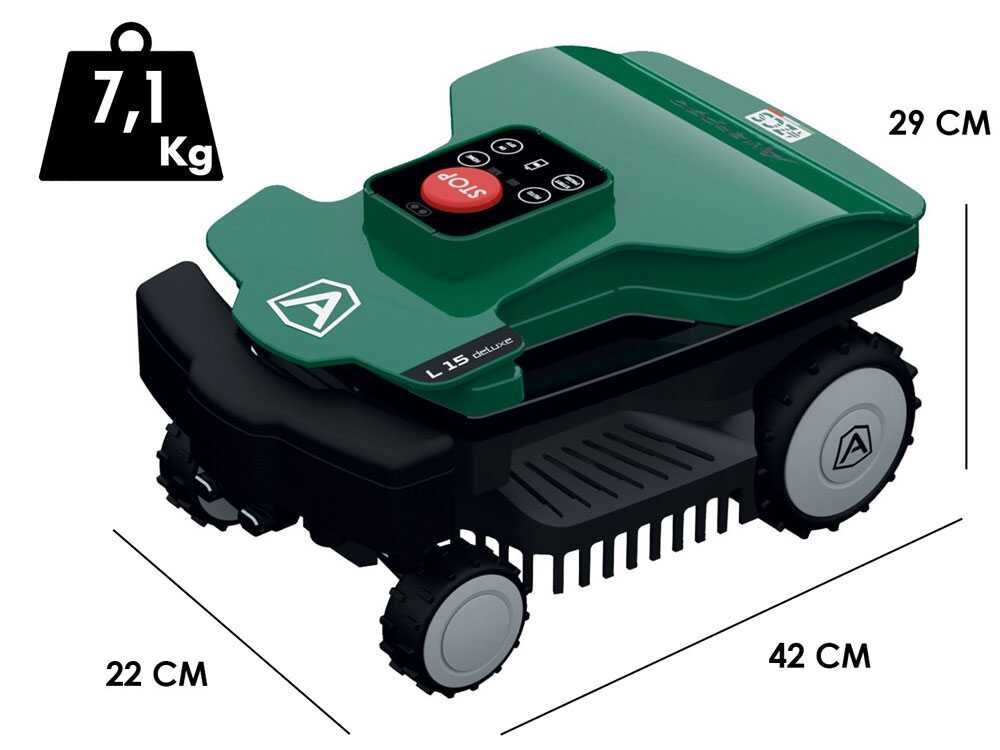 Ambrogio L15 Deluxe Mähroboter mit Begrenzungskabel - Produktbild 3