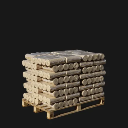 Rounders Nadelholzbriketts – halbe Palette 480 kg