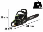 Ribimex PRTRT451 Benzin-Kettensäge – 45 cm³, 45-cm-Schwert – Bild 2